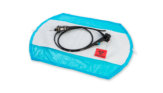 Almofada para transporte de endoscópios