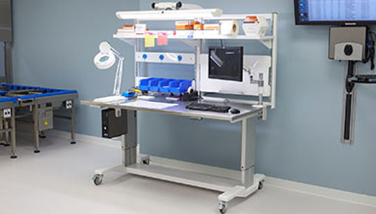 MESA DE PREPARAÇÃO E EMBALAGEM AMSCO®