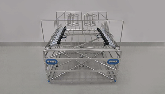 Étagère de collecteurs à trois niveaux avec insert supérieur MIS amovible  Étagère de collecteurs à trois niveaux avec insert supérieur MIS amovible