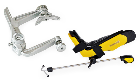 Appuie-tête Mayfield et étriers Yellofin