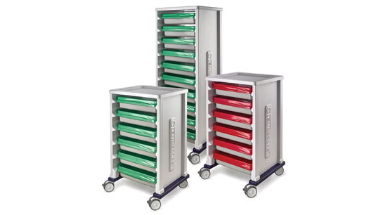 CLEANASCOPE Transport- und Kurzzeitlagersystem