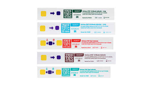 Strisce indicatori  vapore VERIFY™ SixCess™