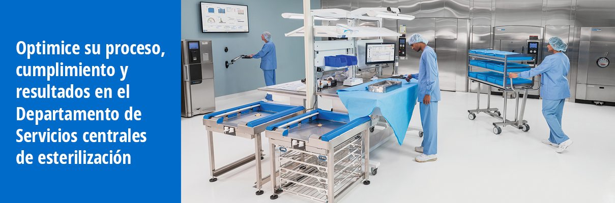 Optimice su proceso, cumplimiento y resultados en el Departamento de Servicios centrales de esterilización