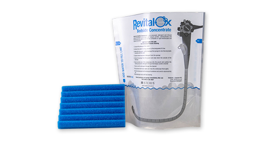 Kit de limpieza previa con concentrado Revital-Ox™ Bedside 