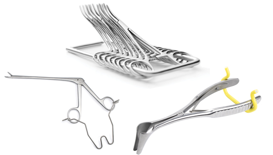 Ensambladores de instrumental, abrazaderas de banda y separadores de instrumental